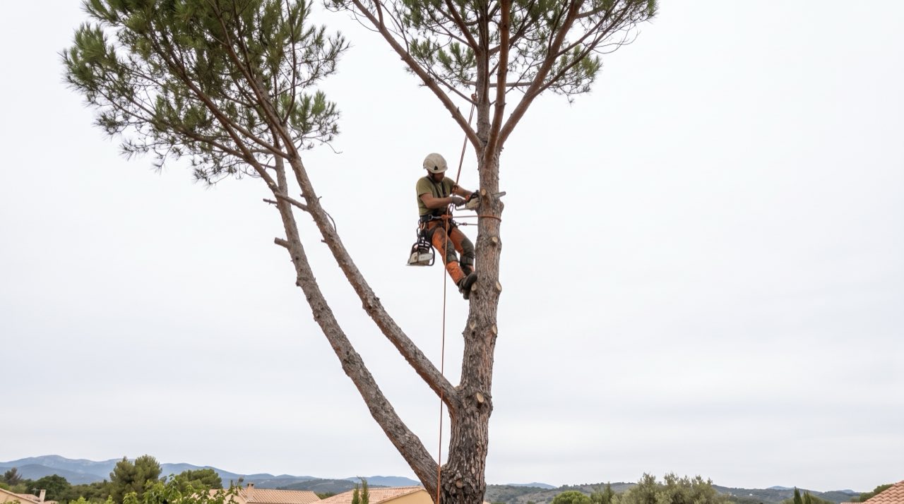 Pendant : démontage d'un pin par sections, en cordes
